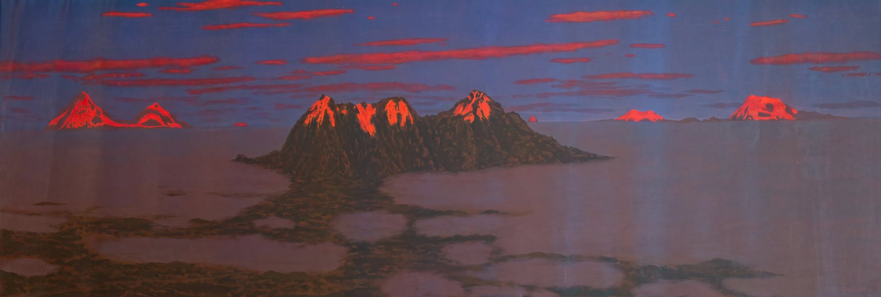 Ilinizas, Oil on canvas, Bill Sullivan