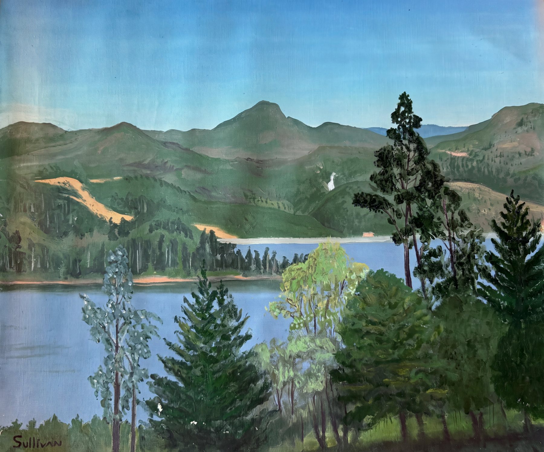 Medellin, Oil on canvas, Bill Sullivan