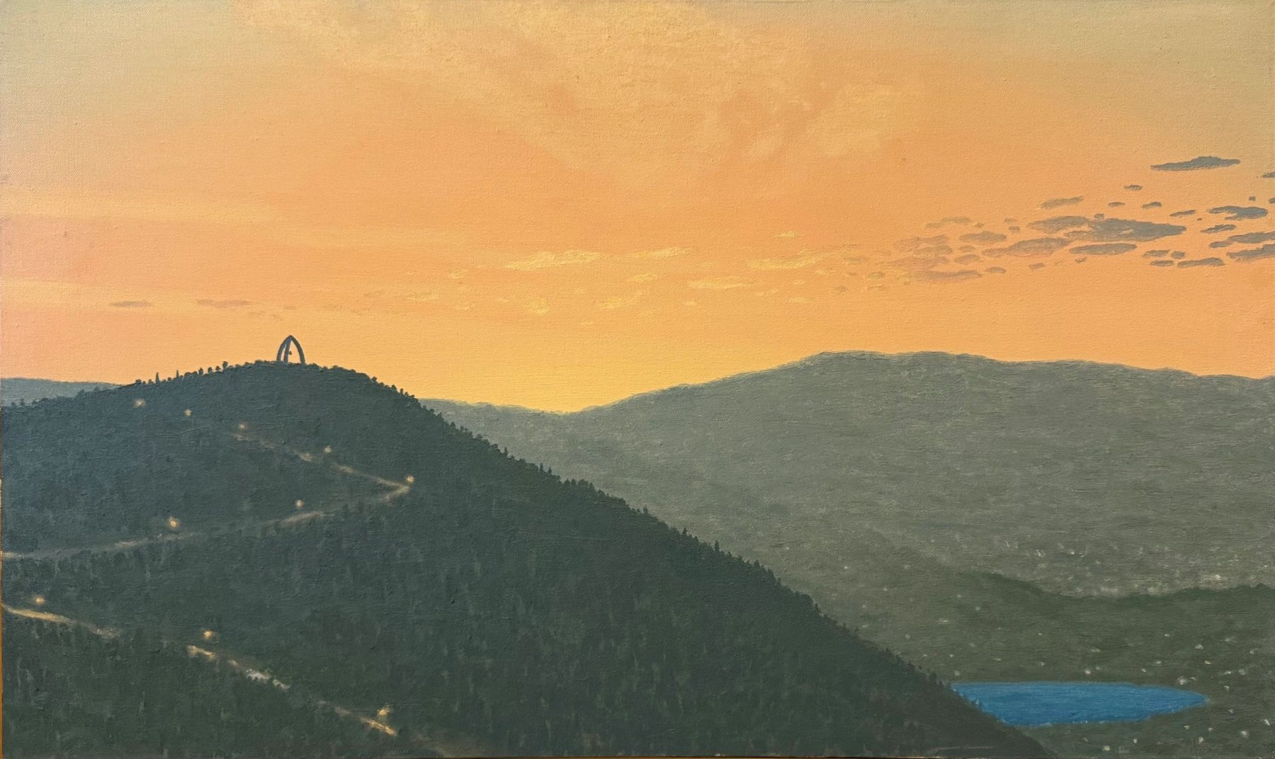 Santa Barbara, Oil on canvas, Bill Sullivan