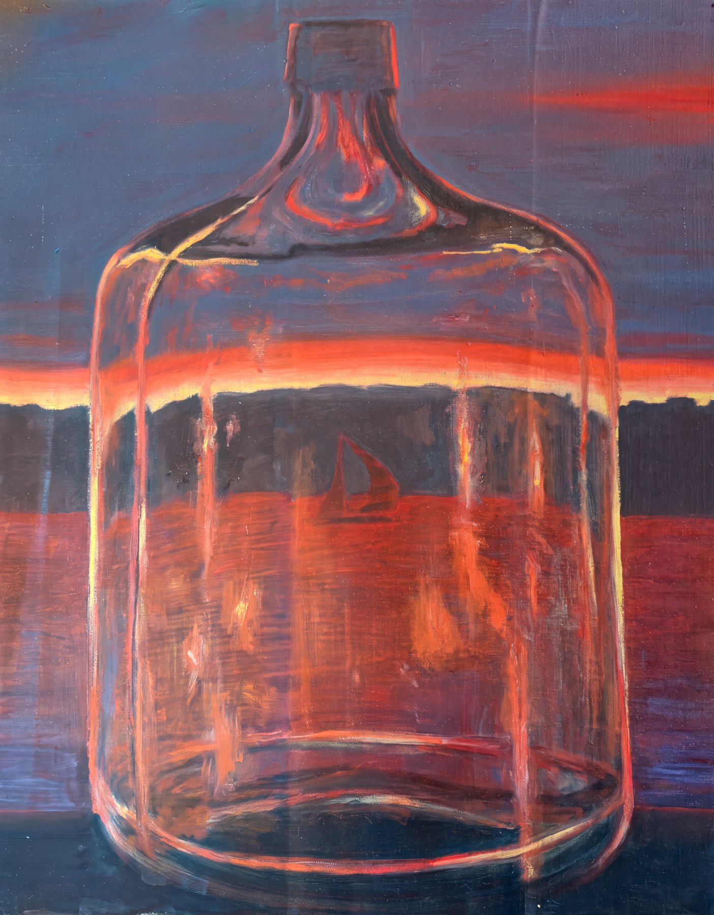 Untitled, Oil on canvas, Bill Sullivan