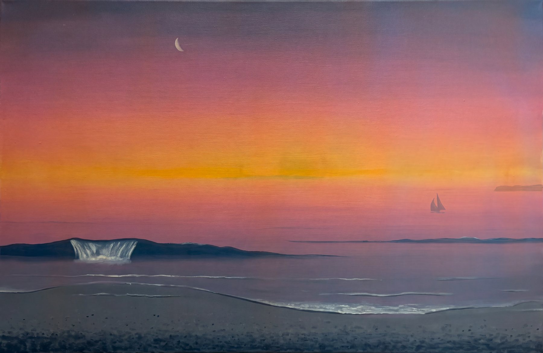 Untitled, Oil on canvas, Bill Sullivan