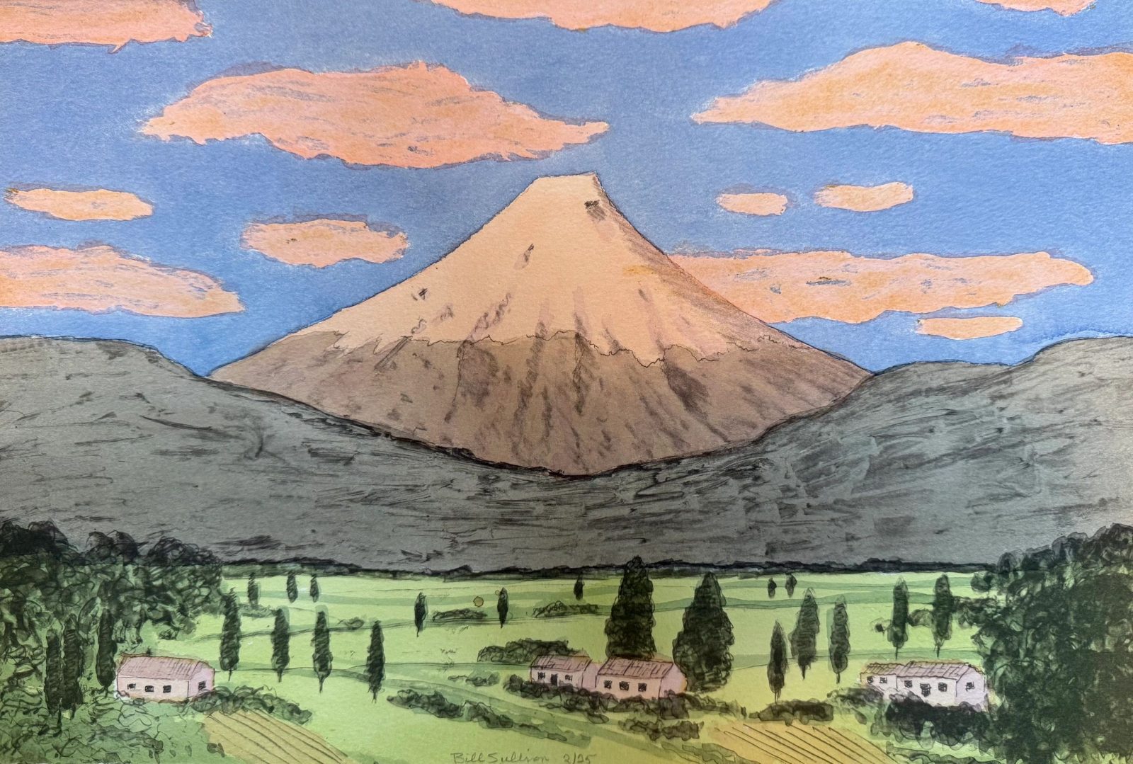 Original photo of Cotopaxi, 2/25 by Bill Sullivan