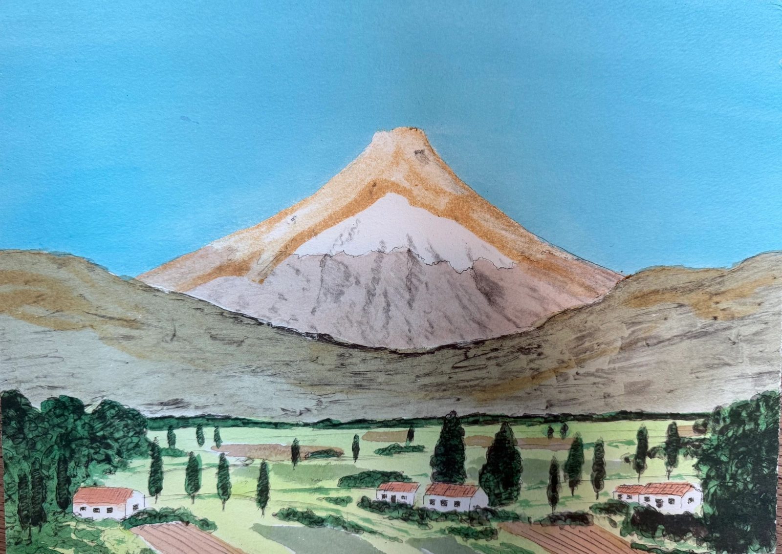 Original photo of Cotopaxi, unnumbered/25 by Bill Sullivan