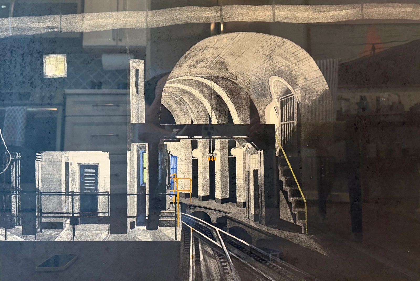 Original photo of Deep Station: A View from the Tracks by Donna Dennis