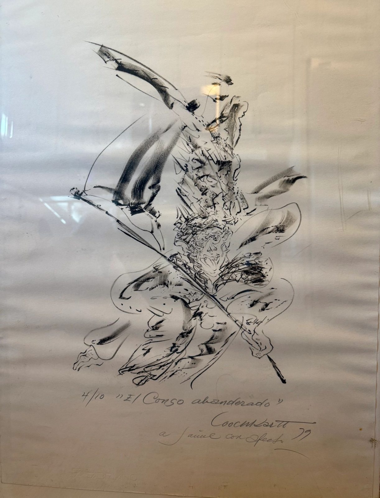 Original photo of El Corso Abanderado by Artist not recorded