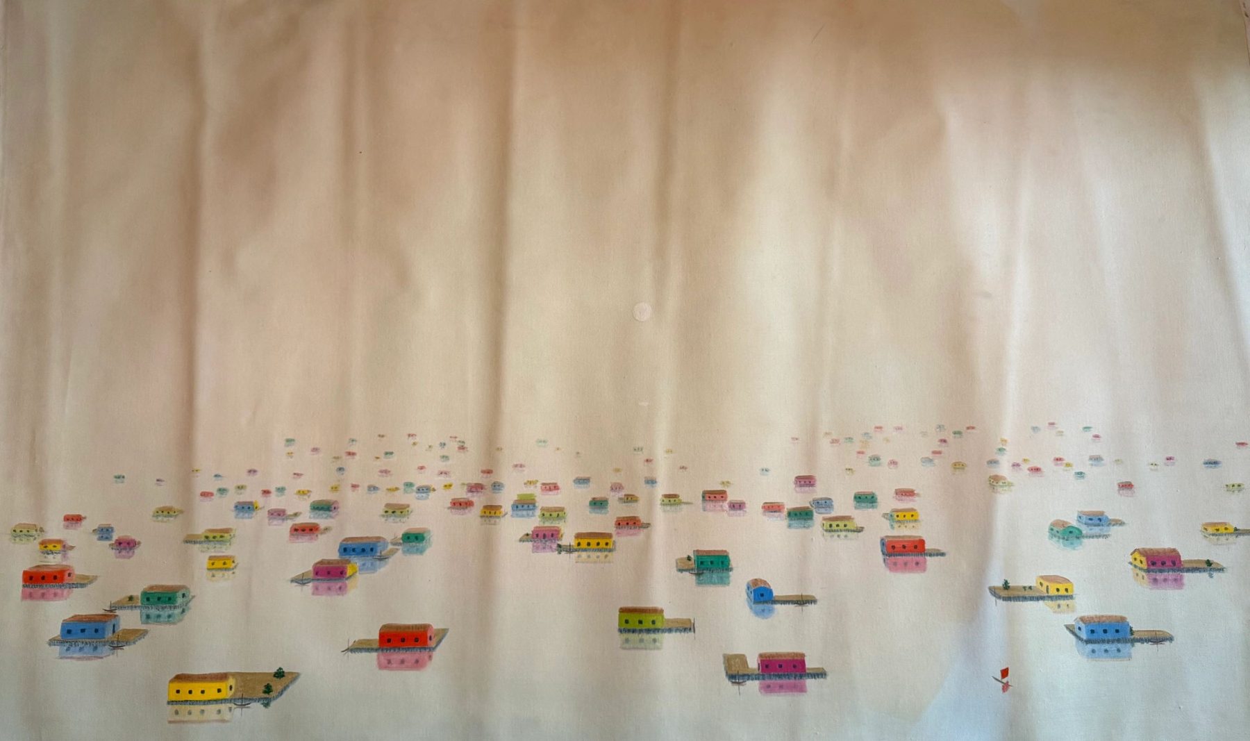 Original photo of Floating Village by Bill Sullivan
