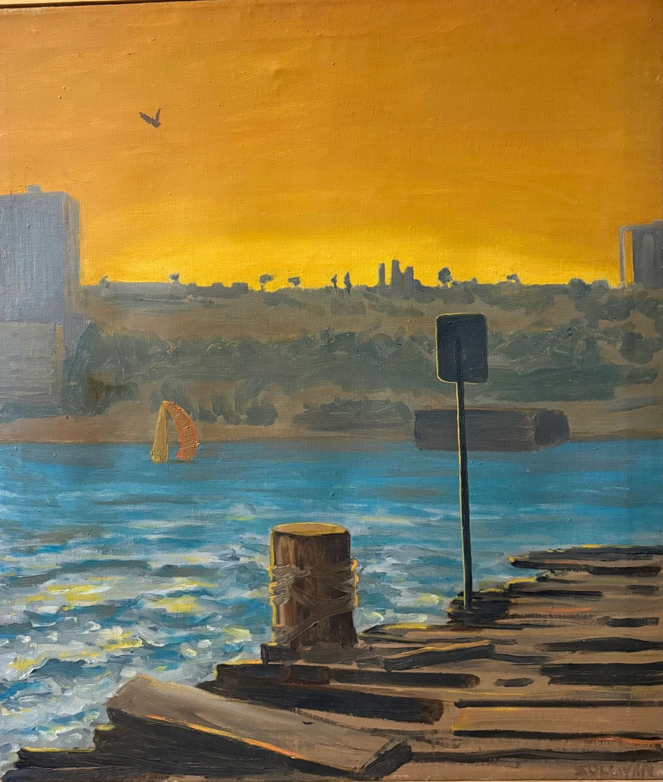 Original photo of Hudson River by Bill Sullivan