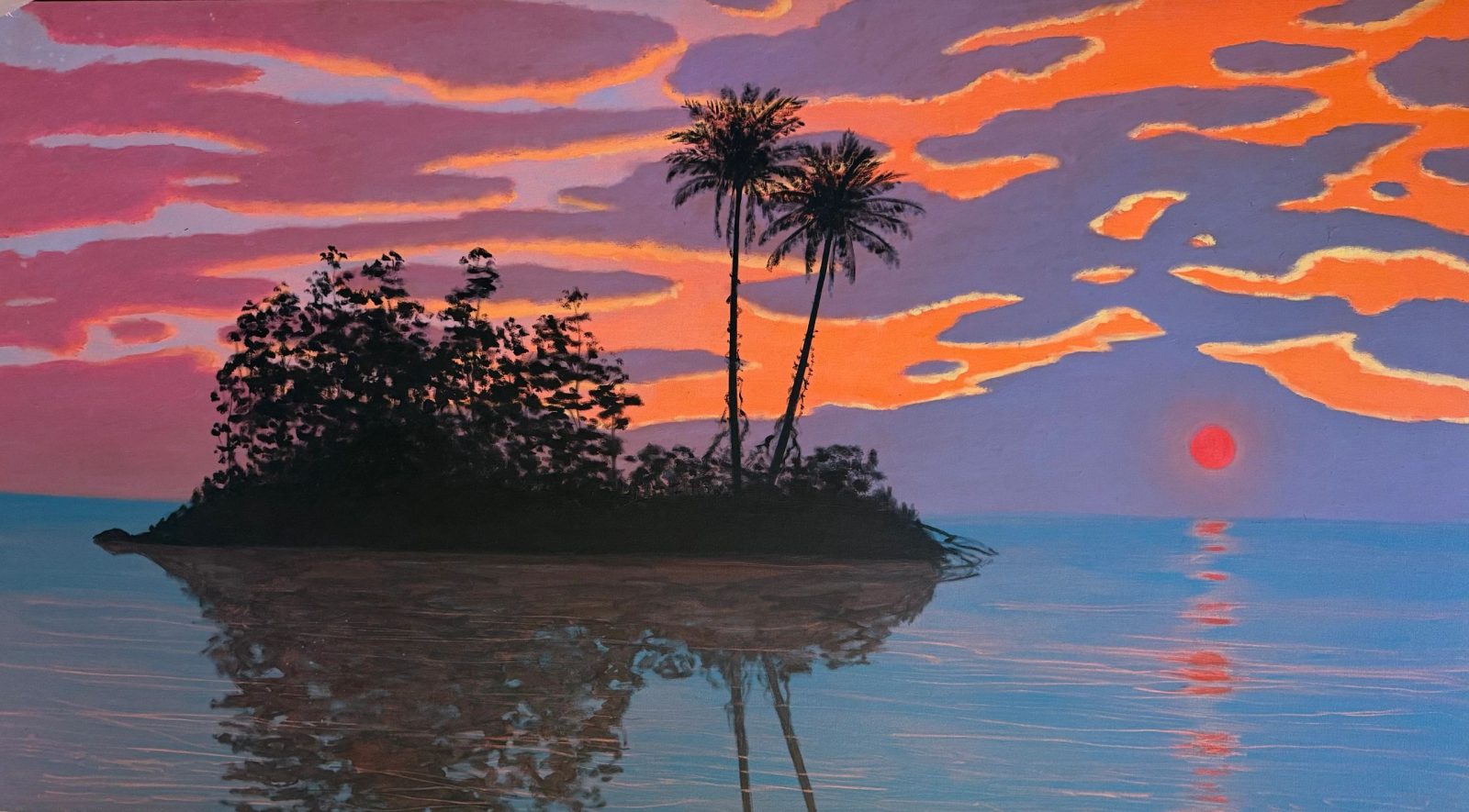 Original photo of Imaginary Scene Inspired by the Magdalena River in Colombia by Bill Sullivan