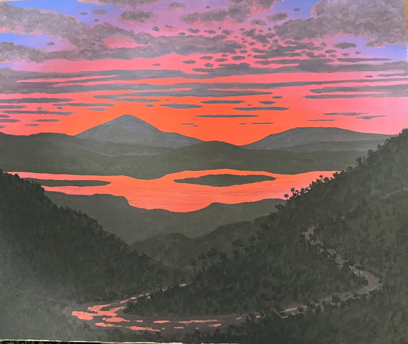 Original photo of Islands in the Hudson by Bill Sullivan