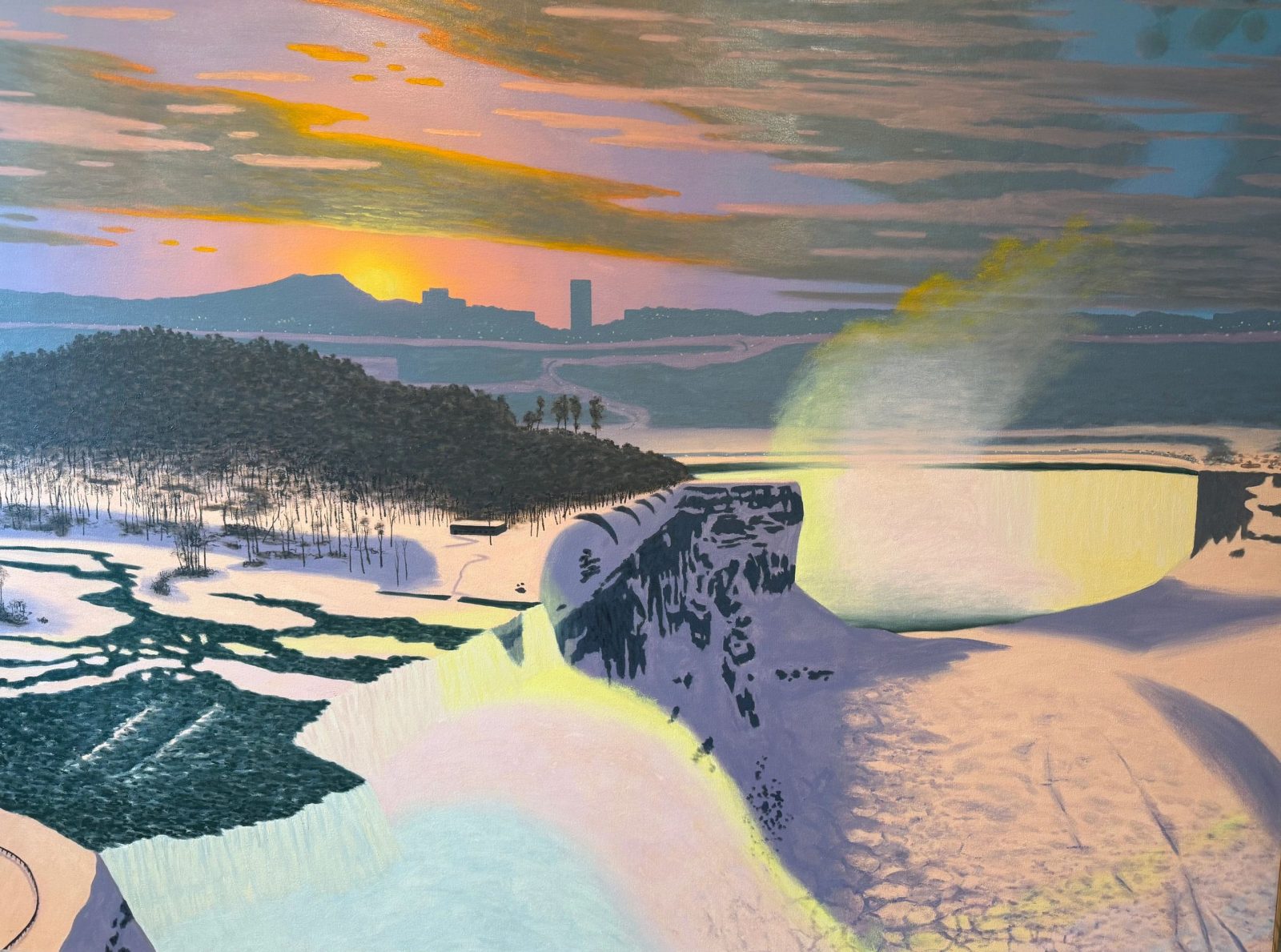 Original photo of Niagara Sunset by Bill Sullivan