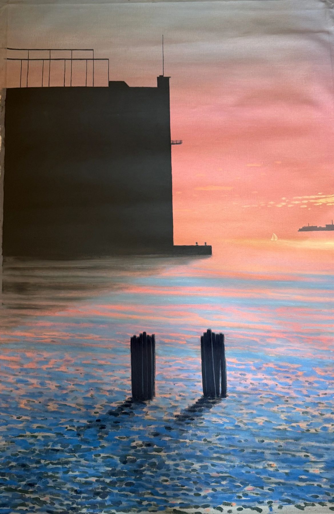Original photo of Old Pier in New York by Bill Sullivan