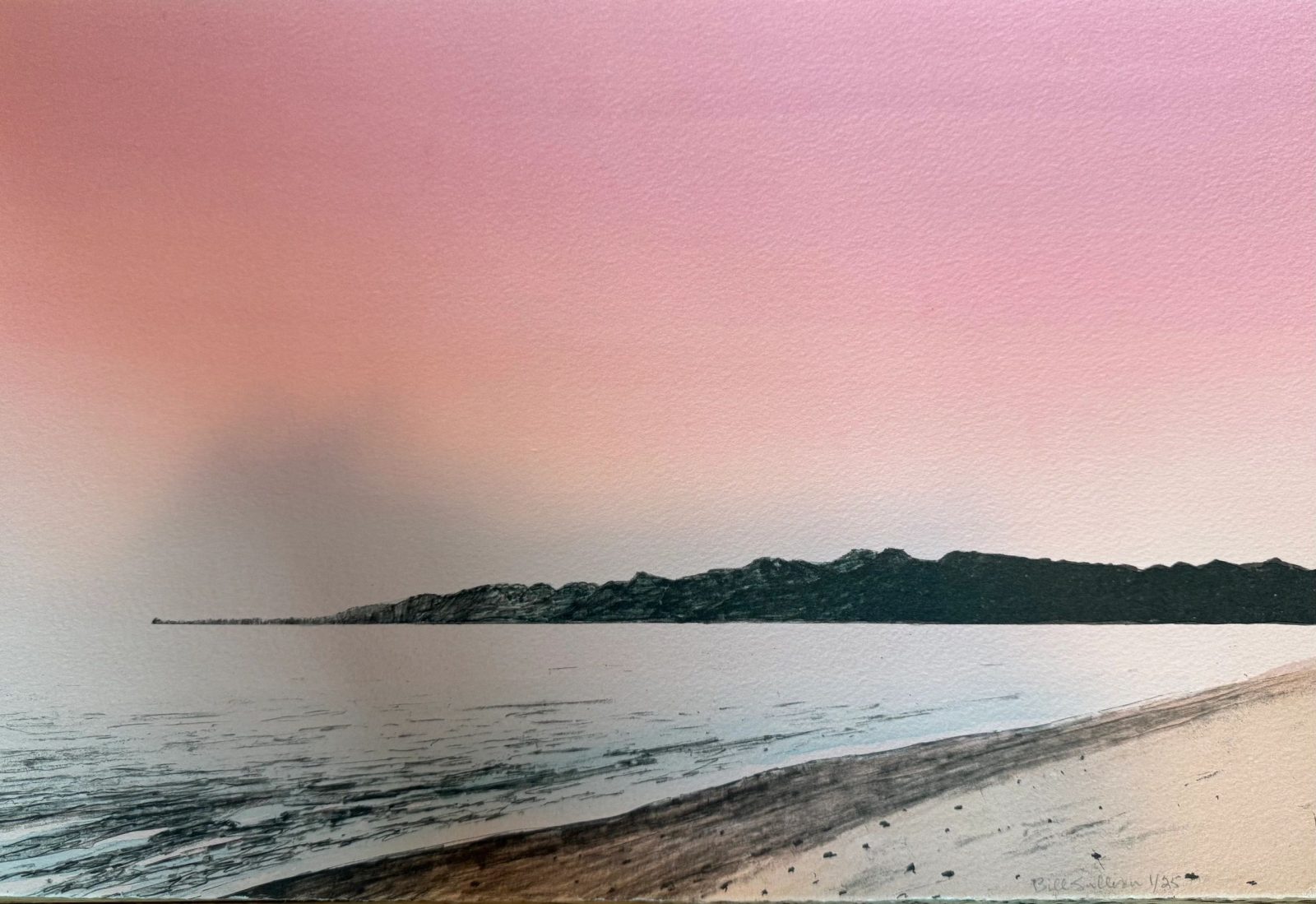 Original photo of Santa Monica Bay; 1/25 by Bill Sullivan