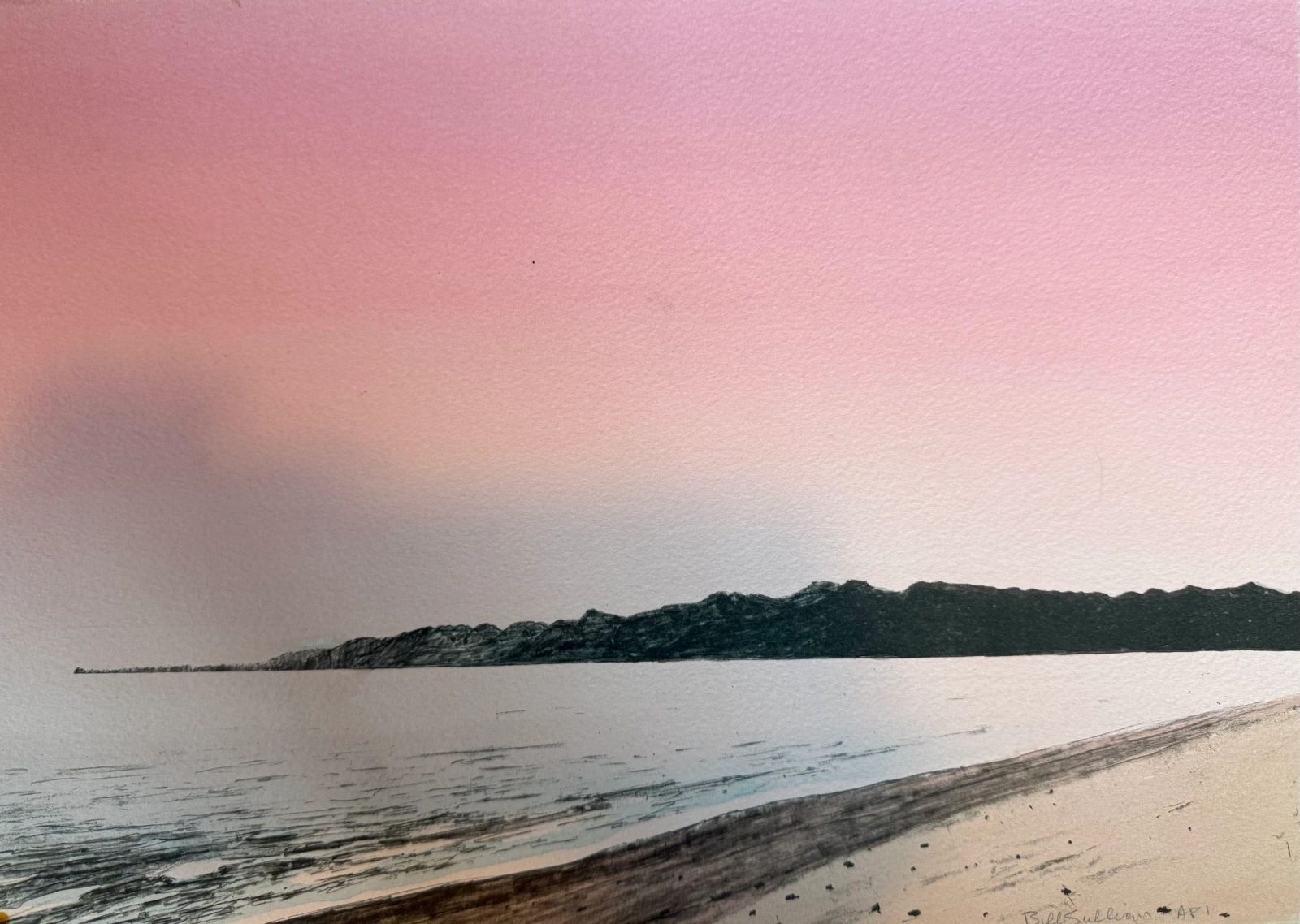 Original photo of Santa Monica Bay; AP1 by Bill Sullivan