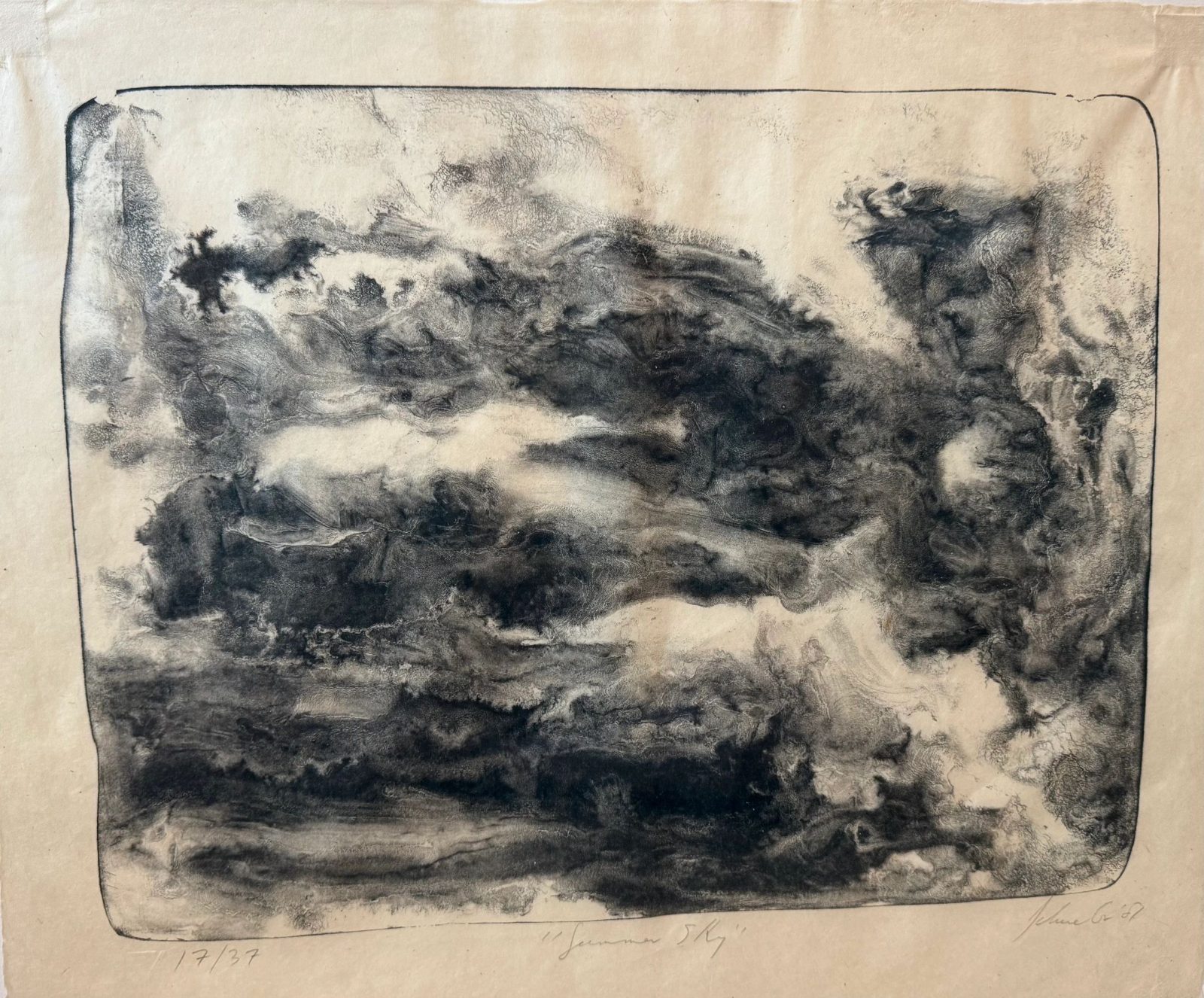 Original photo of Summer Sky by John Schueler