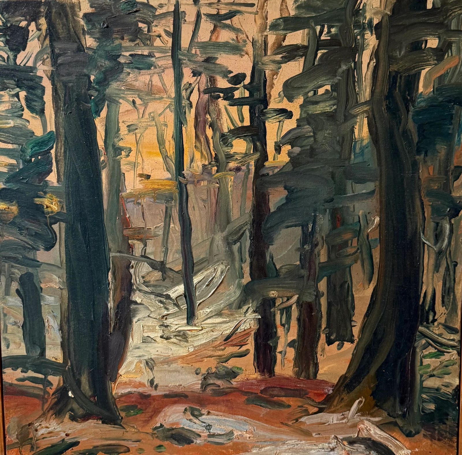 Original photo of Trees by Artist not recorded