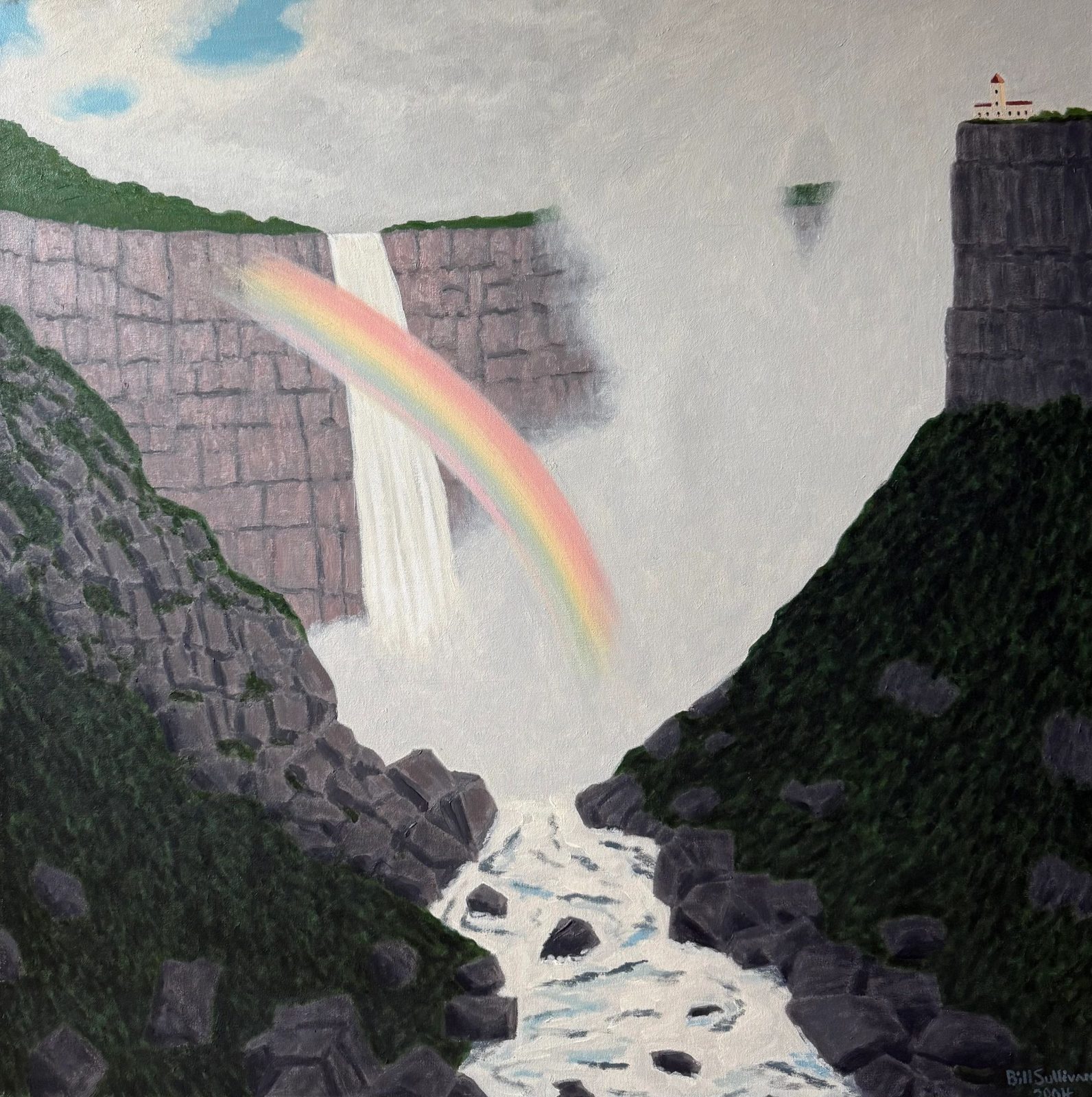 Original photo of Waterfall by Bill Sullivan