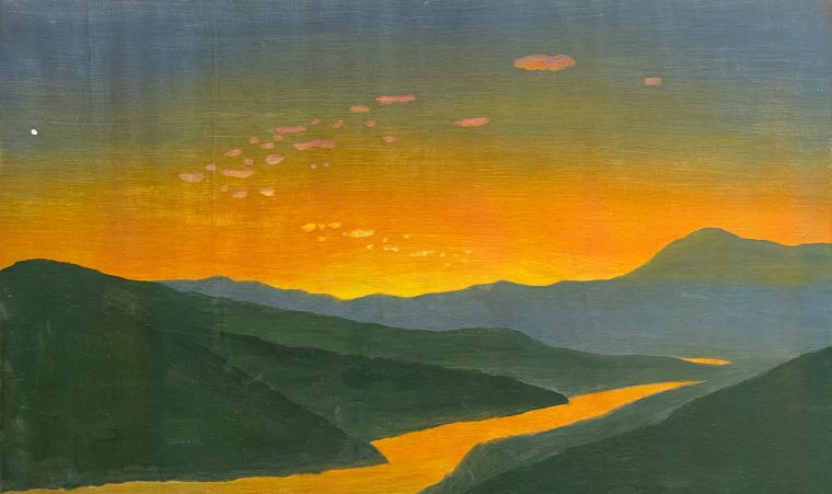 Antioquia, Oil on canvas, Bill Sullivan