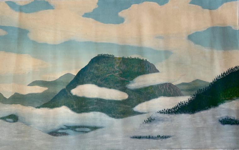 Guadalupe, Oil on canvas, Bill Sullivan