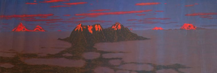 Ilinizas, Oil on canvas, Bill Sullivan