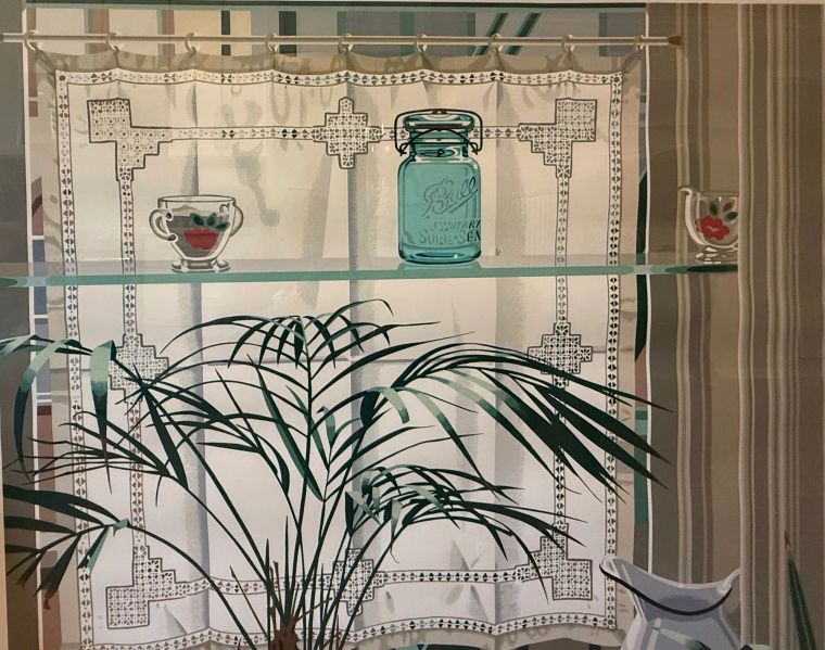 Lace Curtains, Print, Nancy Haigan