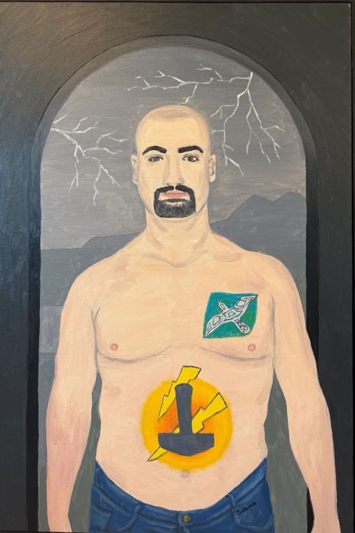 Lightning, óleo sobre lienzo, Bill Sullivan
