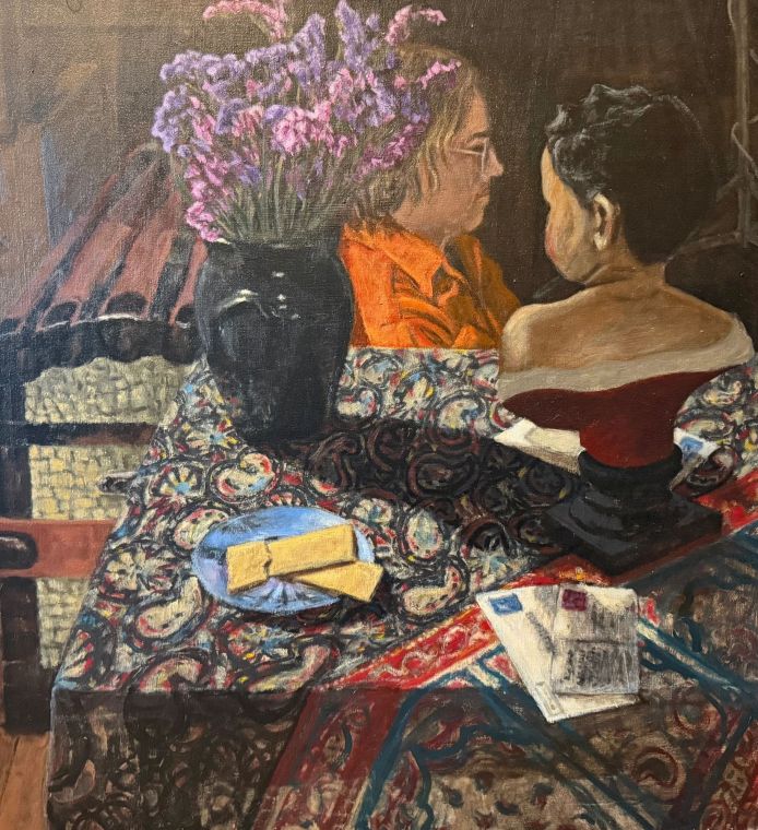 Many Things II, óleo sobre lienzo, enmarcado, Bill Sullivan