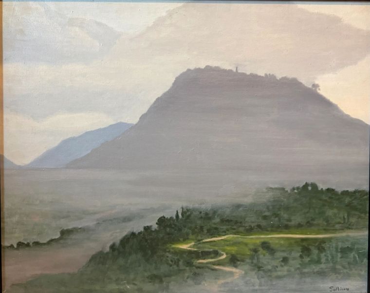 Monserrate 1978 Framed, Oil on canvas, Bill Sullivan