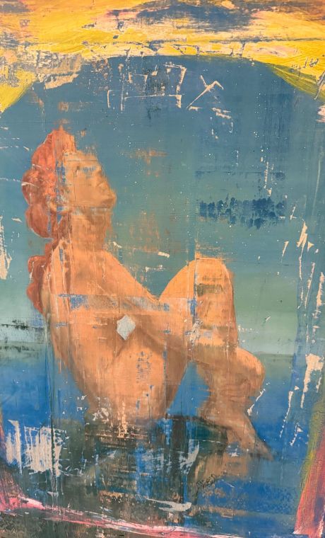 Naked Lady, Oil on canvas, Artist not recorded