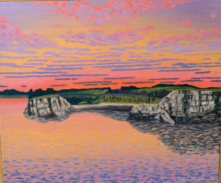 Quarry in Upstate NY, Oil on canvas, Bill Sullivan