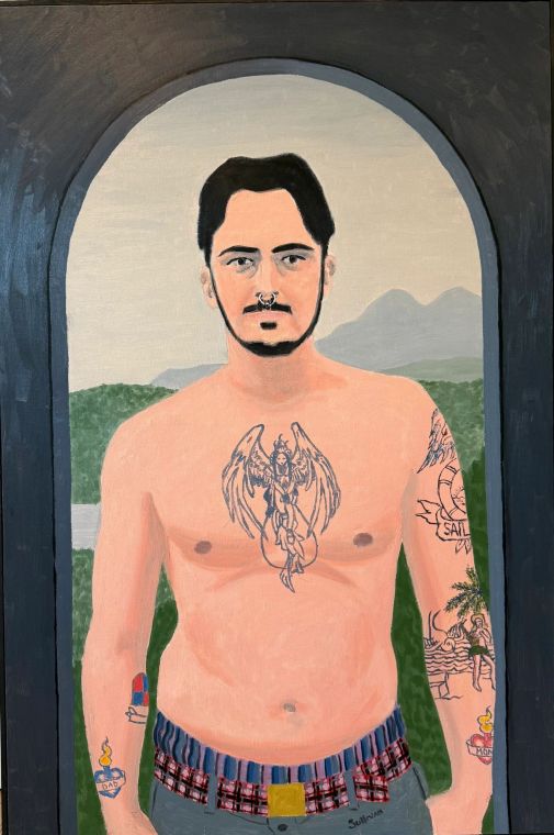 Sailor, óleo sobre lienzo, Bill Sullivan
