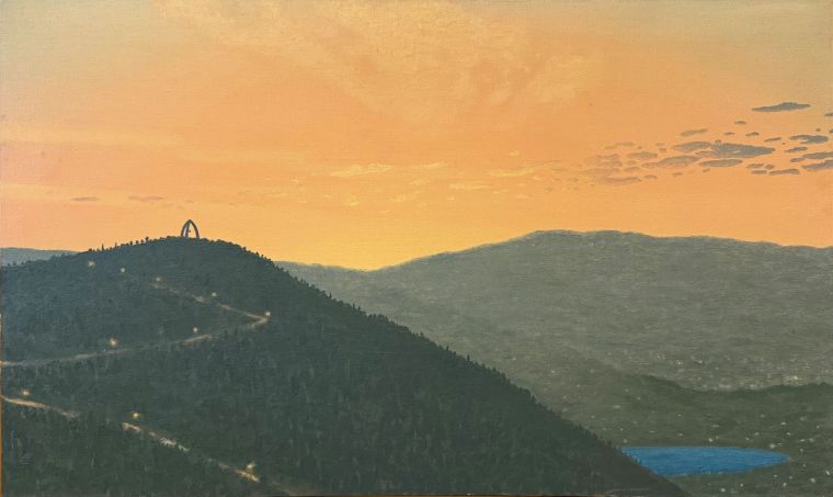 Santa Barbara, Oil on canvas, Bill Sullivan