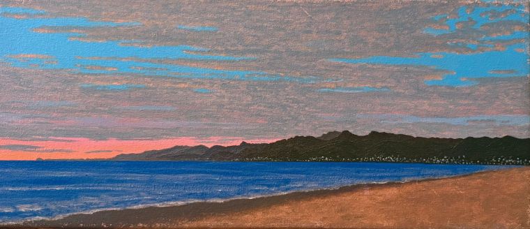 Santa Monica, Oil on canvas, Bill Sullivan