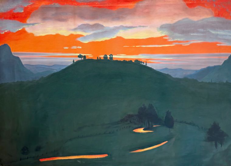 Somewhere in Colombia, Oil on canvas, Bill Sullivan