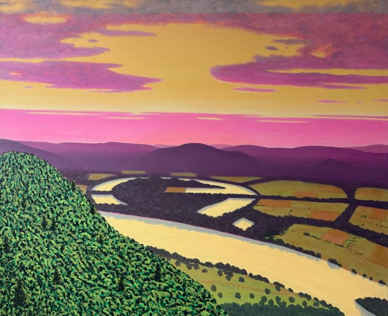 The Oxbow, Oil on canvas, Bill Sullivan