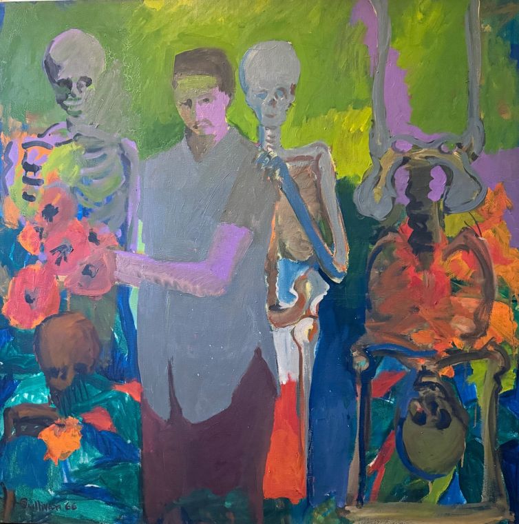 Sin título, óleo sobre lienzo, Bill Sullivan