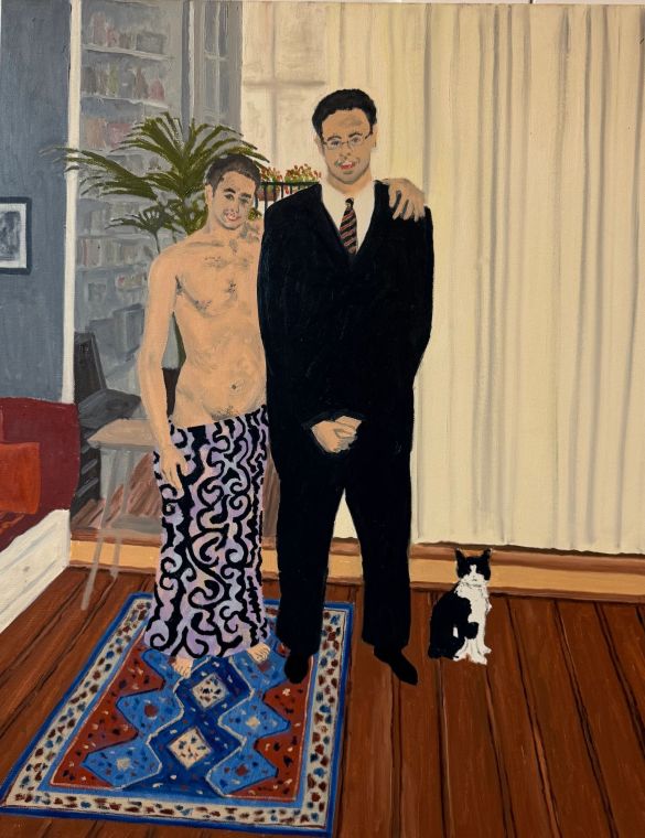Sin título, óleo sobre lienzo, Bill Sullivan