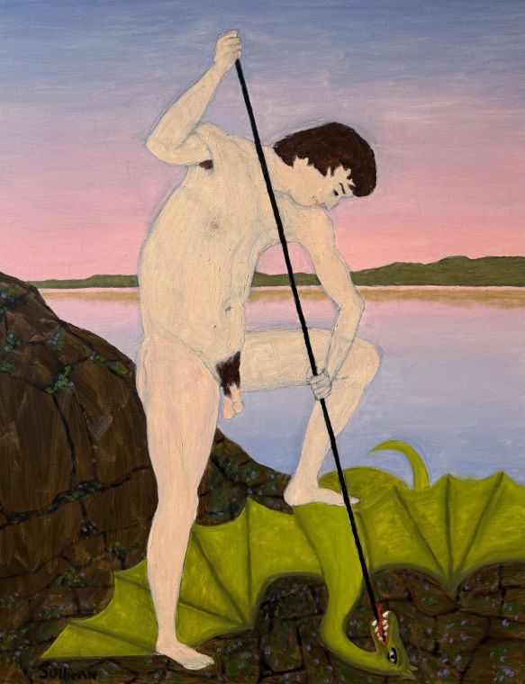 Sin título, óleo sobre lienzo, Bill Sullivan