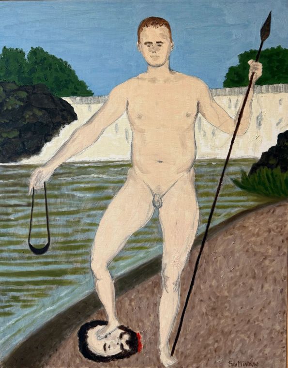 Sin título, óleo sobre lienzo, Bill Sullivan