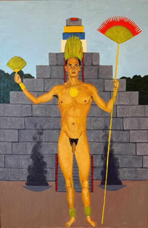 Sin título, óleo sobre lienzo, Bill Sullivan