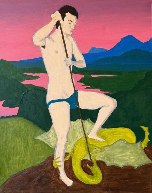 Sin título, óleo sobre lienzo, Bill Sullivan