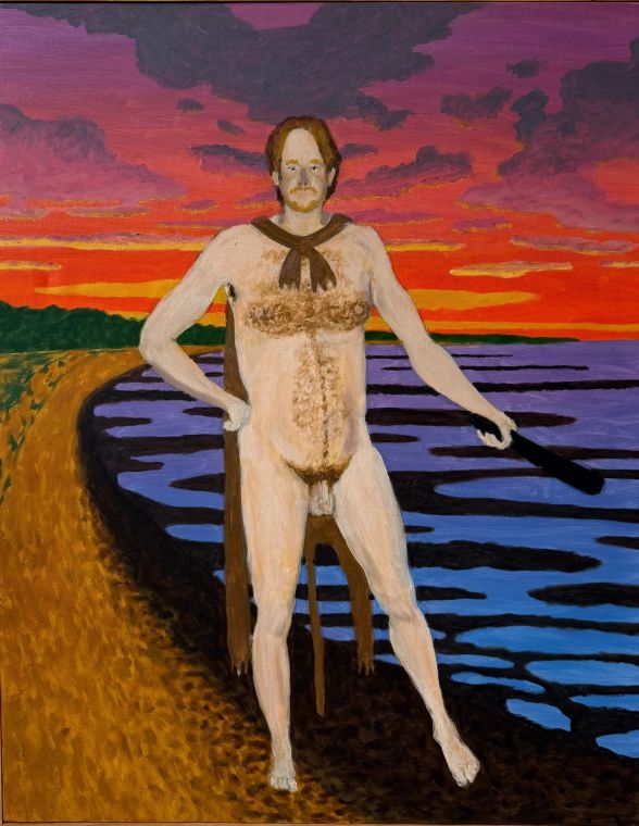 Sin título, óleo sobre lienzo, Bill Sullivan