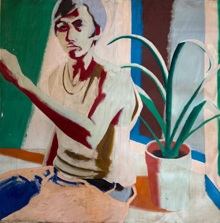 Sin título, óleo sobre lienzo, Bill Sullivan