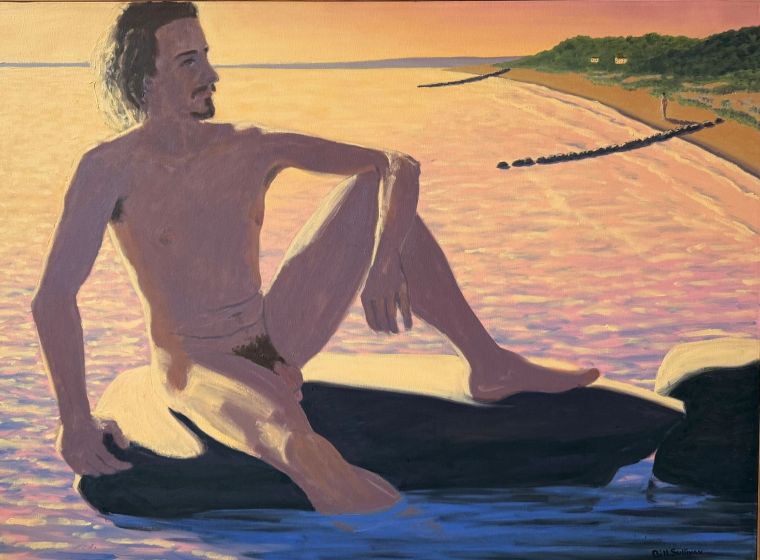 Sin título, óleo sobre lienzo, Bill Sullivan