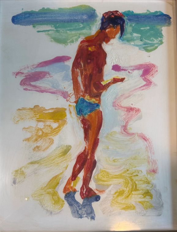 Untitled, Watercolor, Mc Willie Chambers