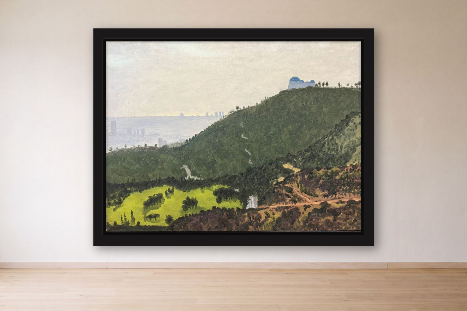 Andes Mountains by Bill Sullivan, framed on a gallery wall