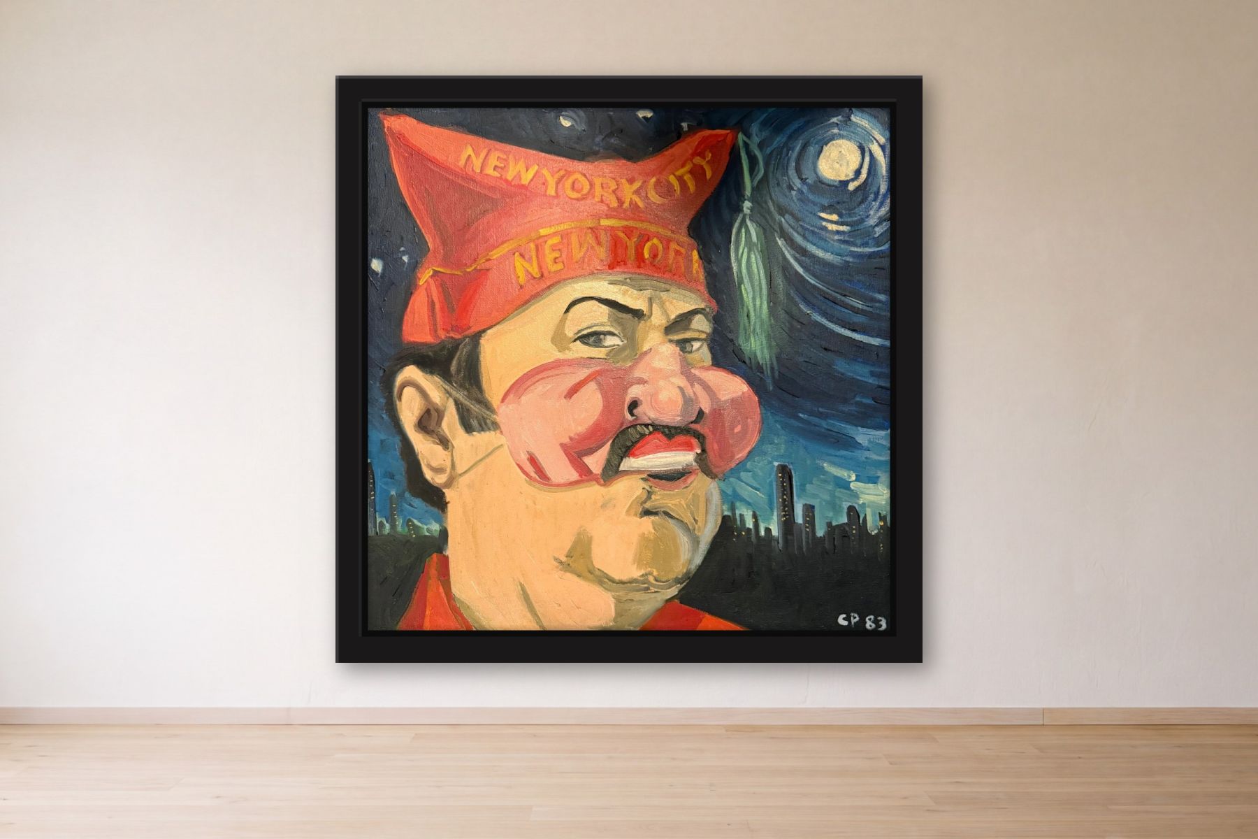 CP 83 by Charles Parness, framed on a gallery wall