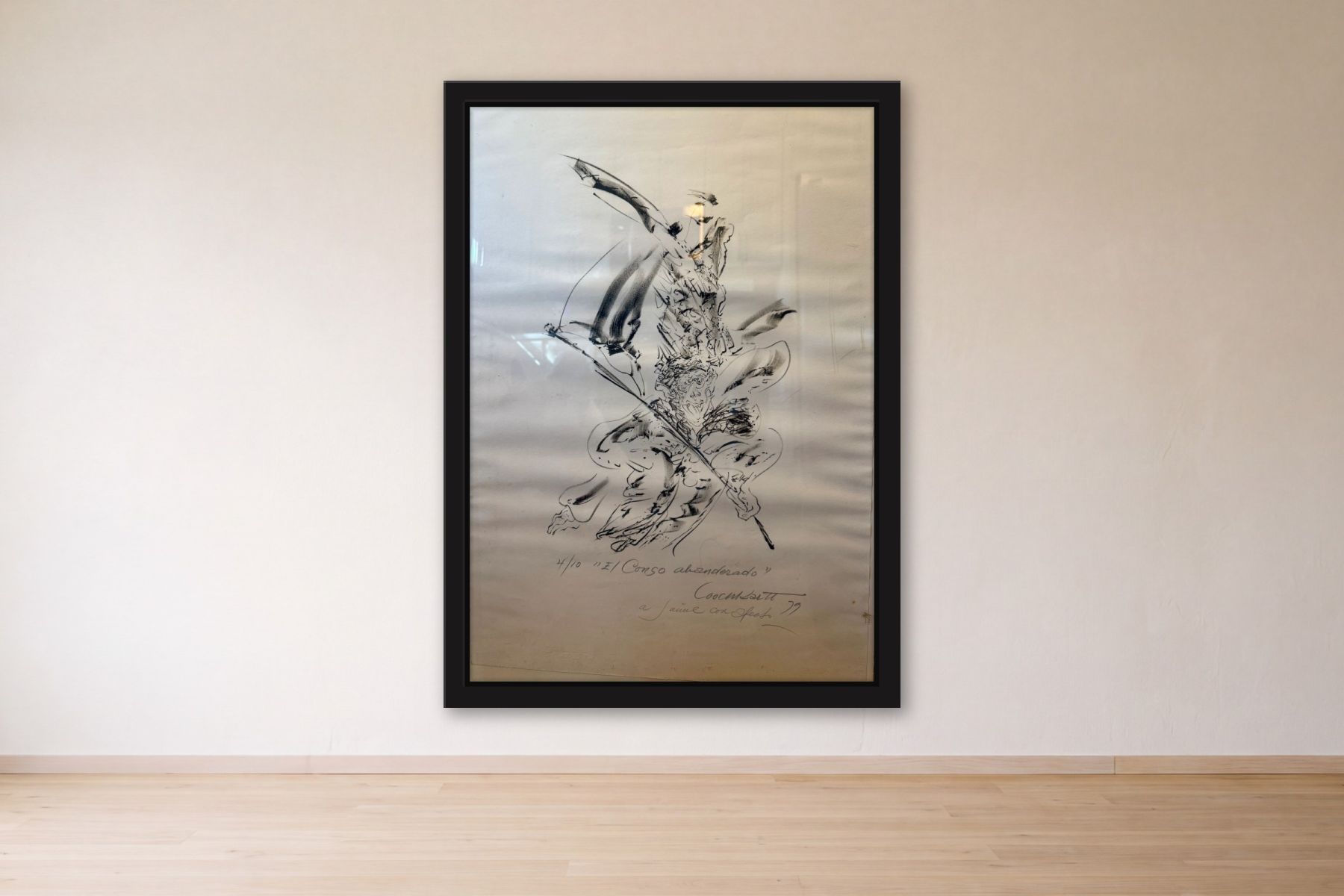 El Corso Abanderado by Artist not recorded, framed on a gallery wall