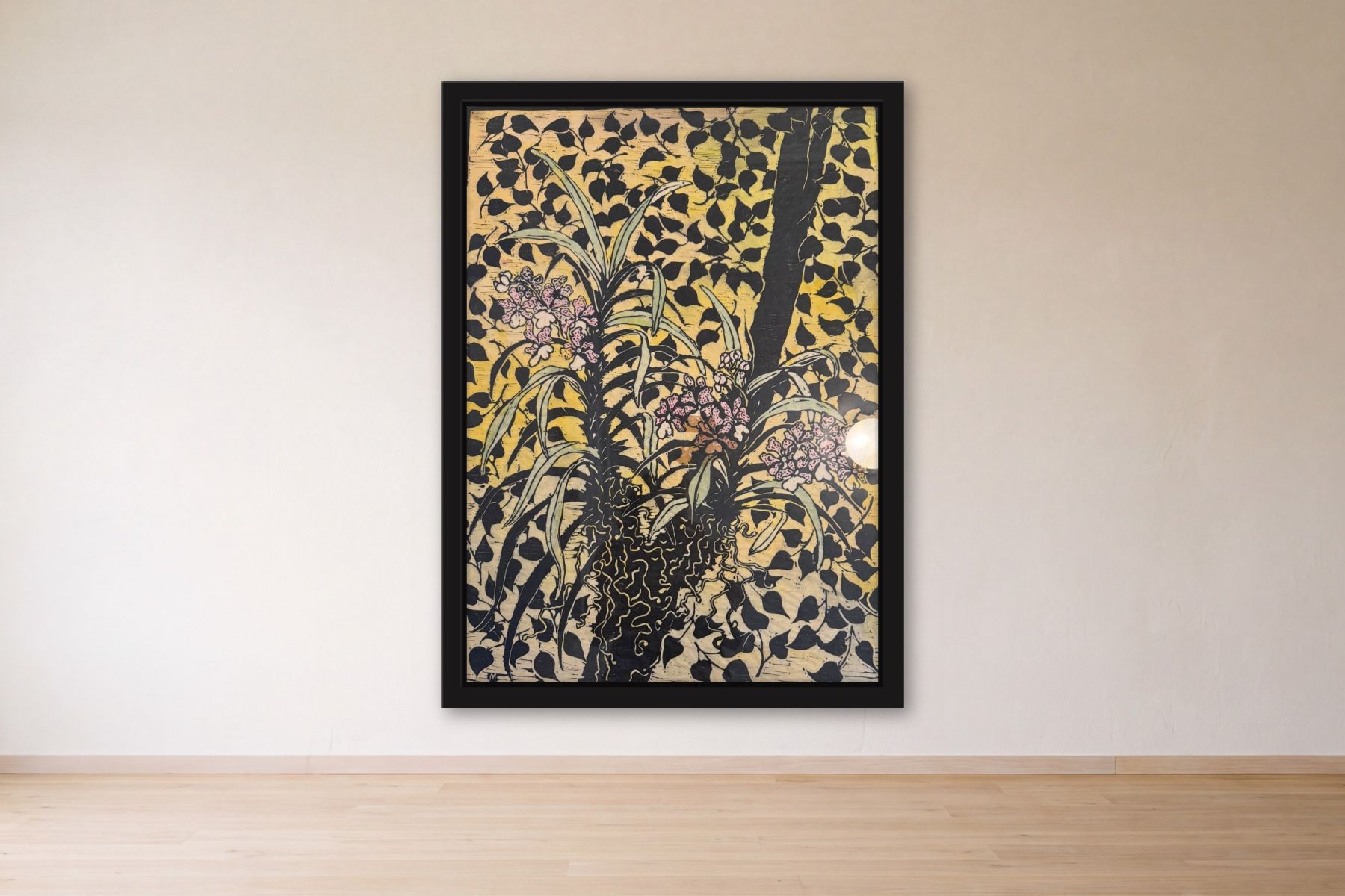 Osado by Maria de la toy Hija, framed on a gallery wall