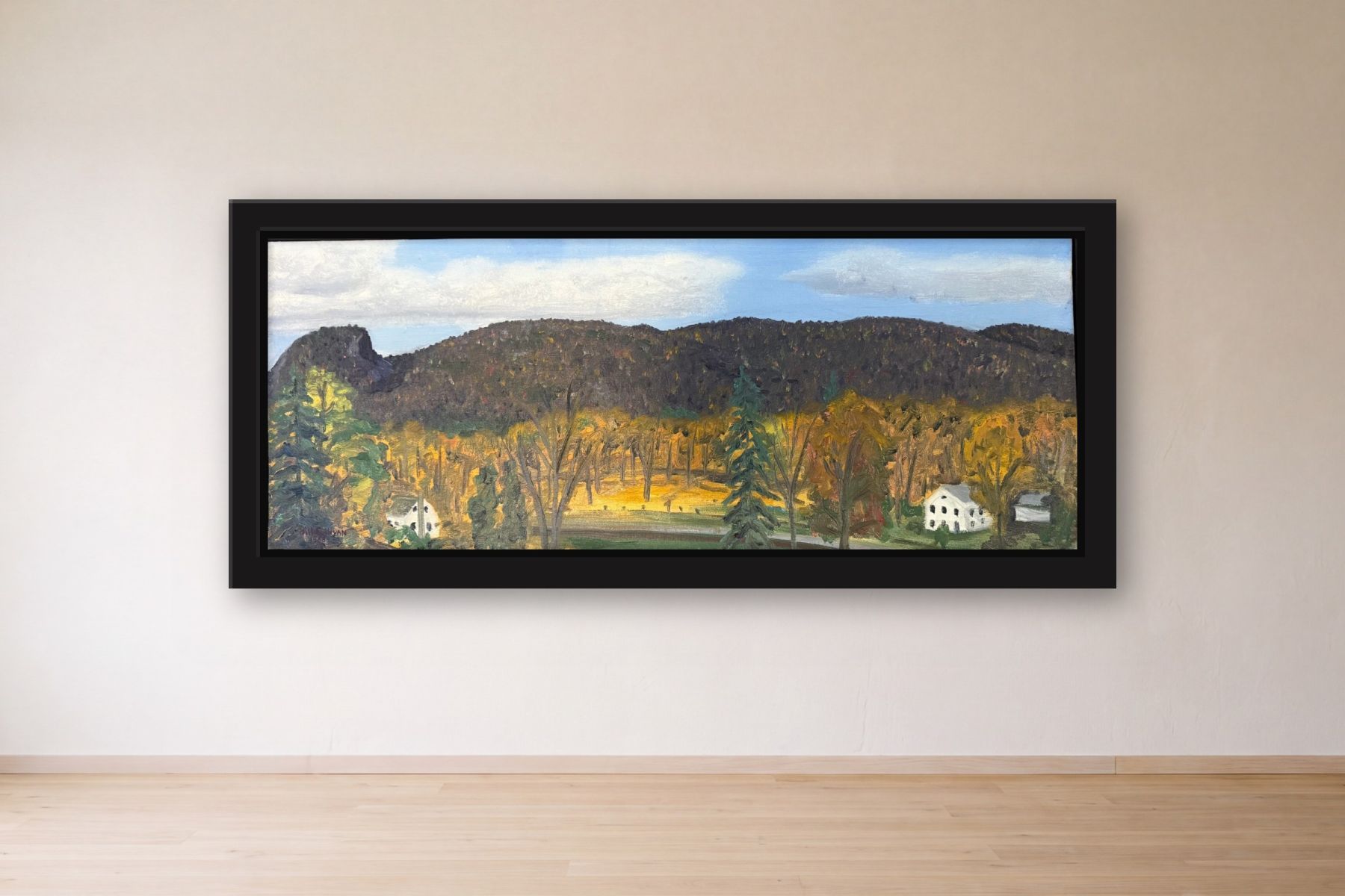 Sleeping Giant by Bill Sullivan, framed on a gallery wall