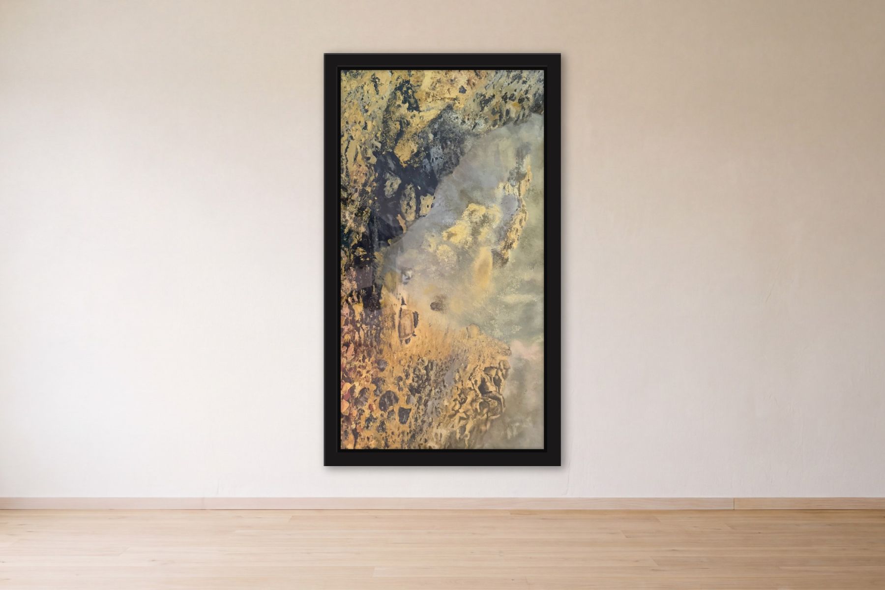 Untitled by Artist not recorded, framed on a gallery wall